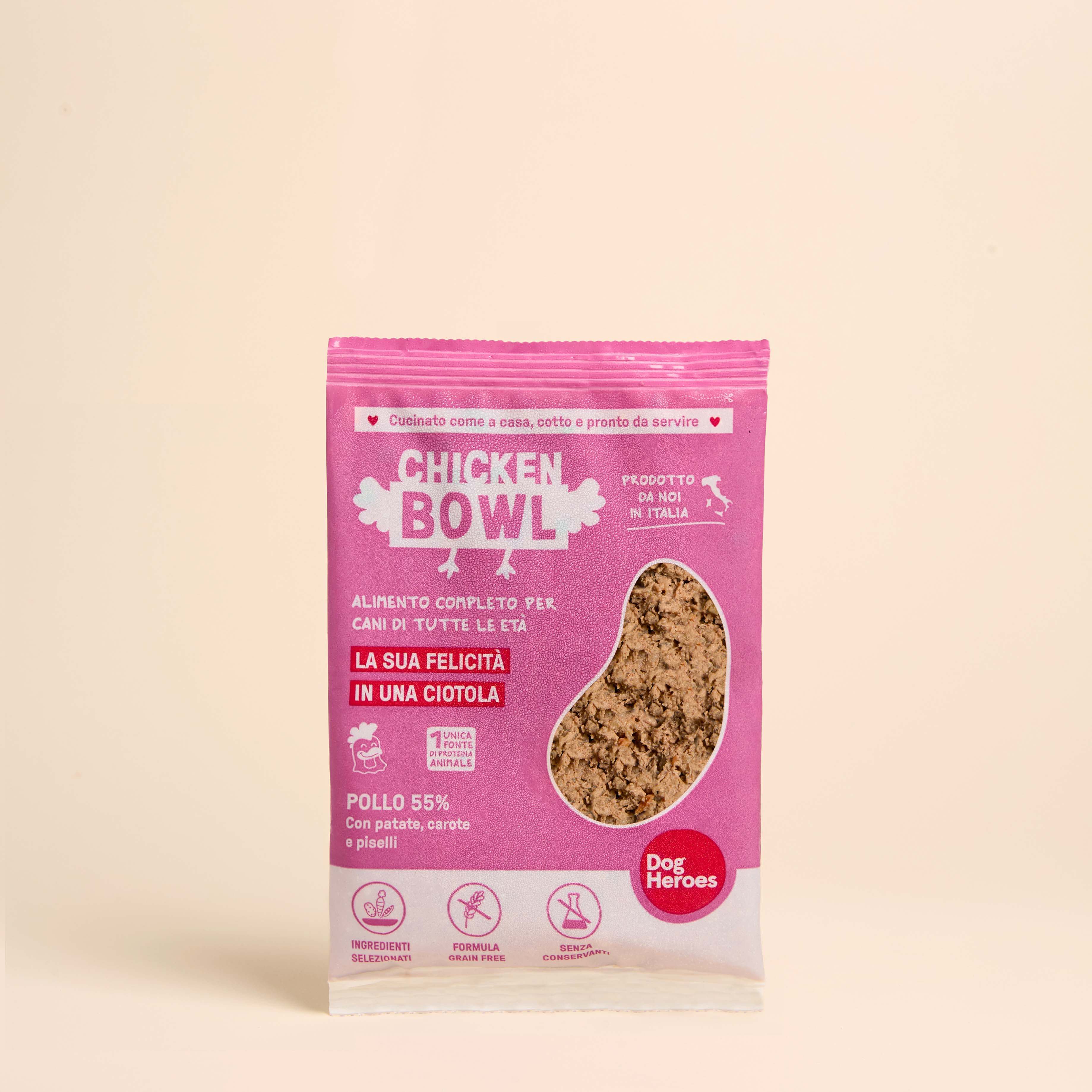 dog-heroes-chicken-bowl-surgel-chien-12x320g-poulet image 1