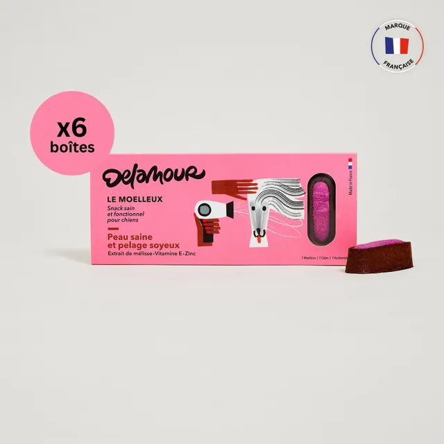 delamour-le-moelleux-pelage-soyeux-g-teau-chien-6-bo-tes image 1