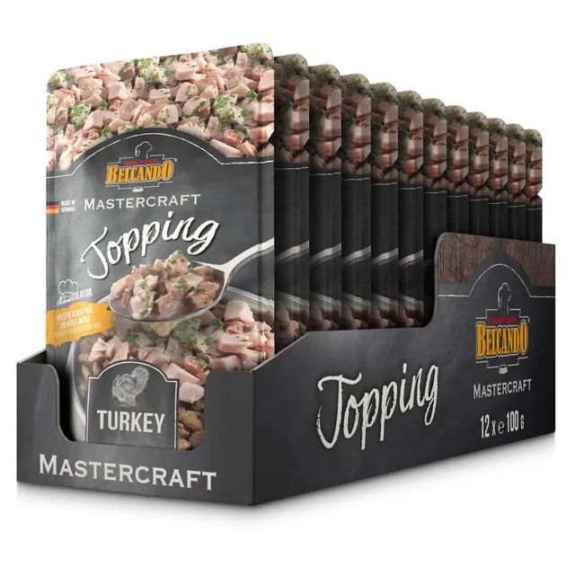 belcando-mastercraft-toppings-dinde-compl-ment-chien-12x100g image 1