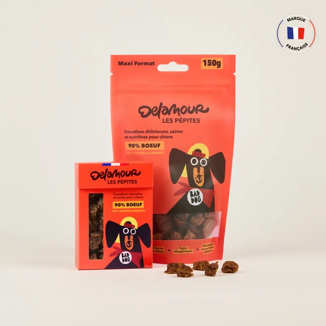 delamour-les-p-pites-friandise-chien-boeuf-90-nomade-75g image 1