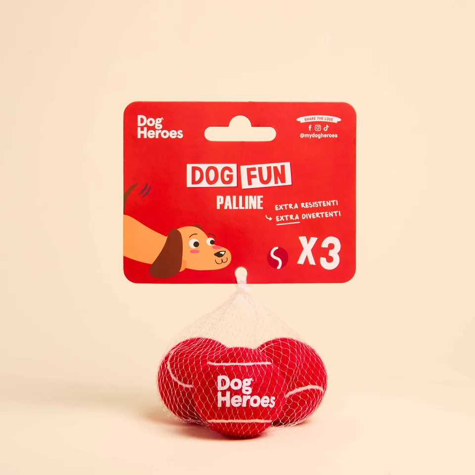 dog-heroes-dog-fun-balle-pour-chien-lot-3-extra-rebond image 1