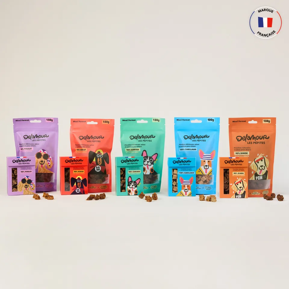 delamour-les-p-pites-coffret-d-couverte-friandises-chien-nomade-5-unit-s image 1