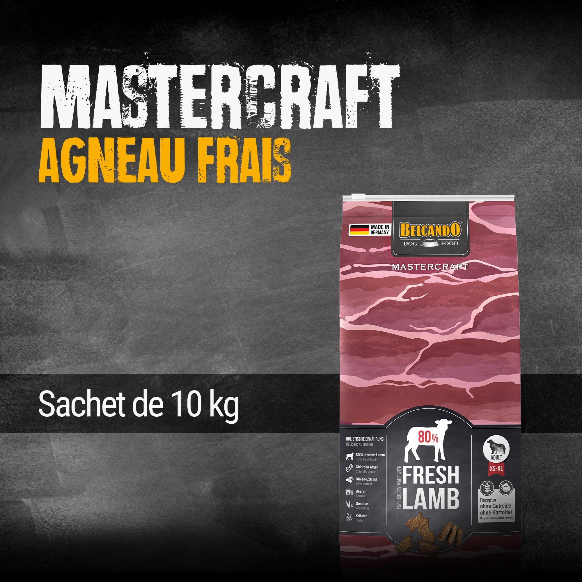 belcando-mastercraft-fresh-lamb-croquettes-agneau-sans-c-r-ales-10kg image 2