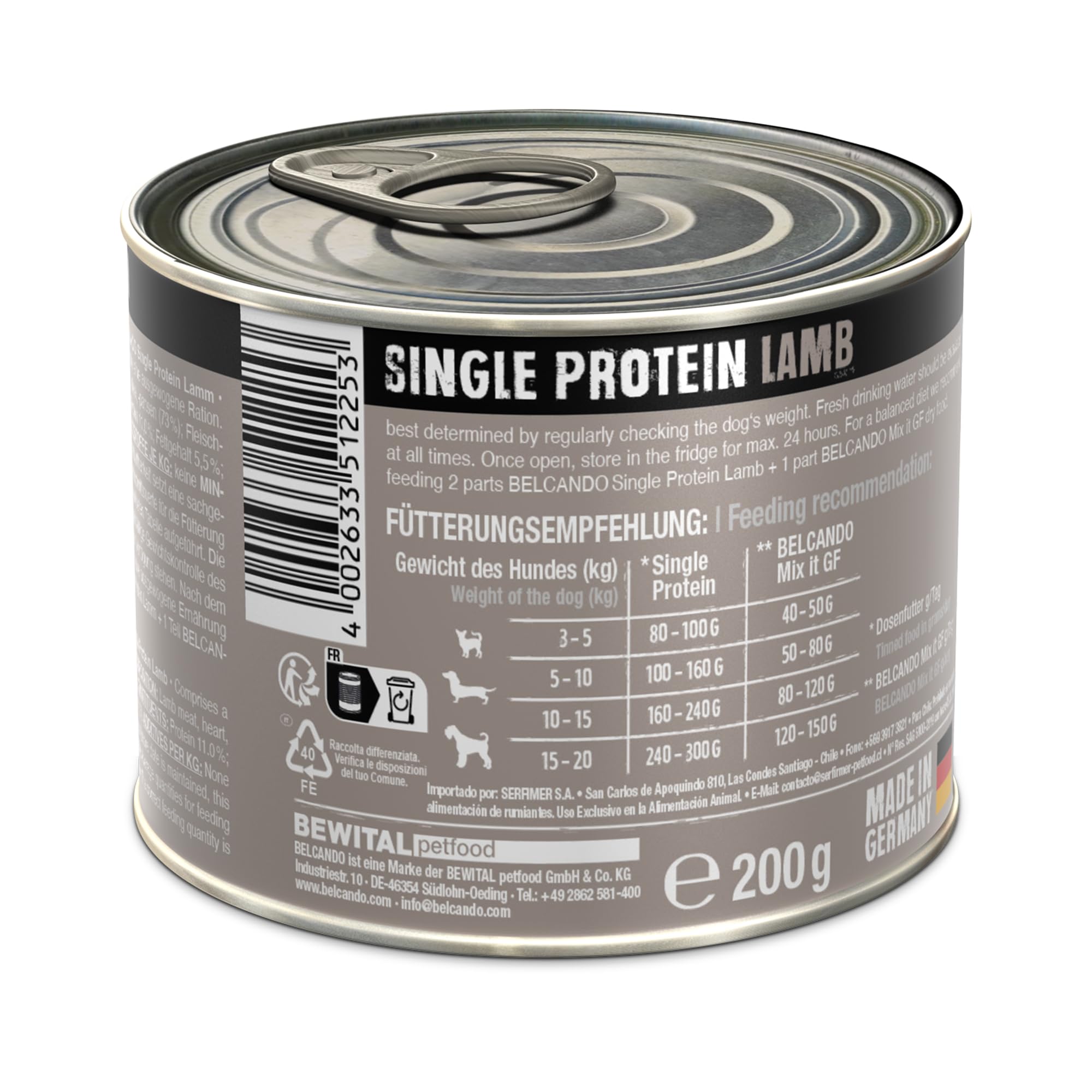 belcando-single-protein-p-t-e-chien-agneau-6x200g-monoprot-ique image 3
