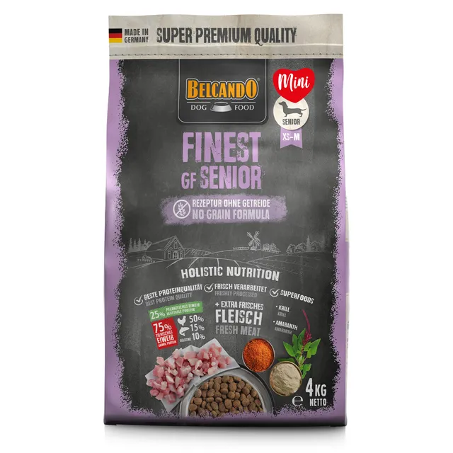 belcando-finest-gf-senior-croquettes-sans-c-r-ales-volaille-4-kg image 1