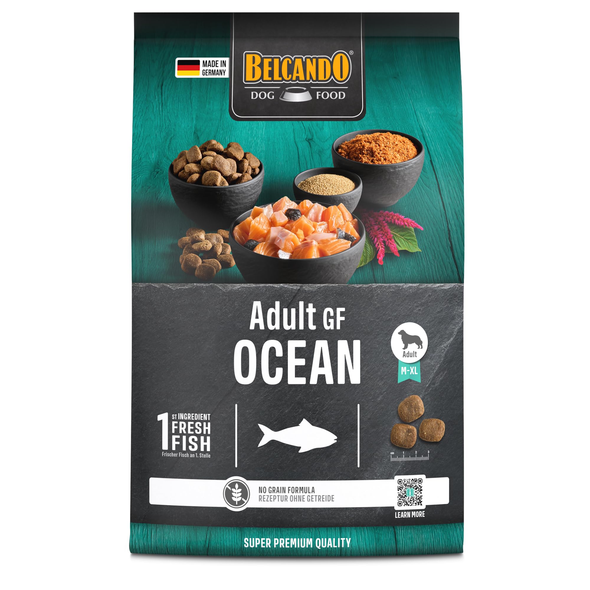belcando-no-grain-adult-gf-ocean-croquettes-4kg-saumon image 1