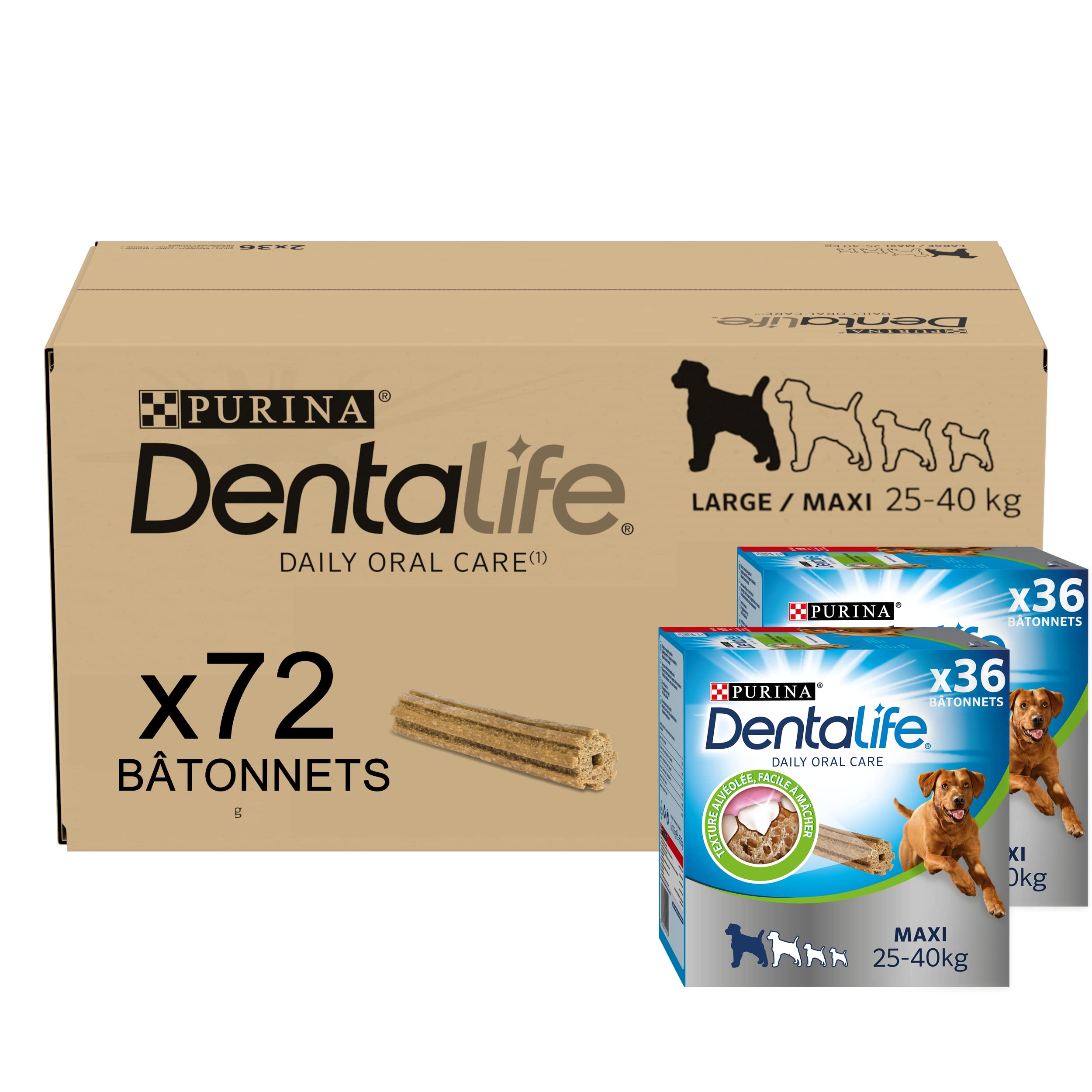 dentalife-daily-b-tonnet-chien-grande-taille-72-sticks-2x1272g image 1