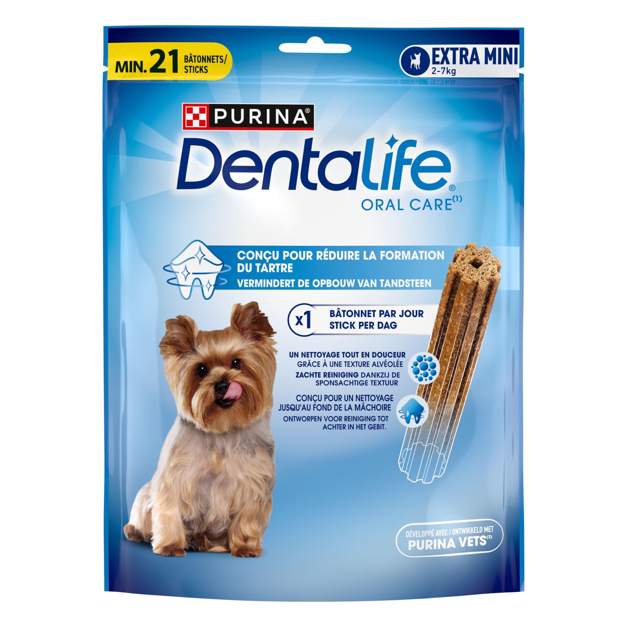 dentalife-daily-extra-mini-b-tonnets-chien-poulet-207-g image 1