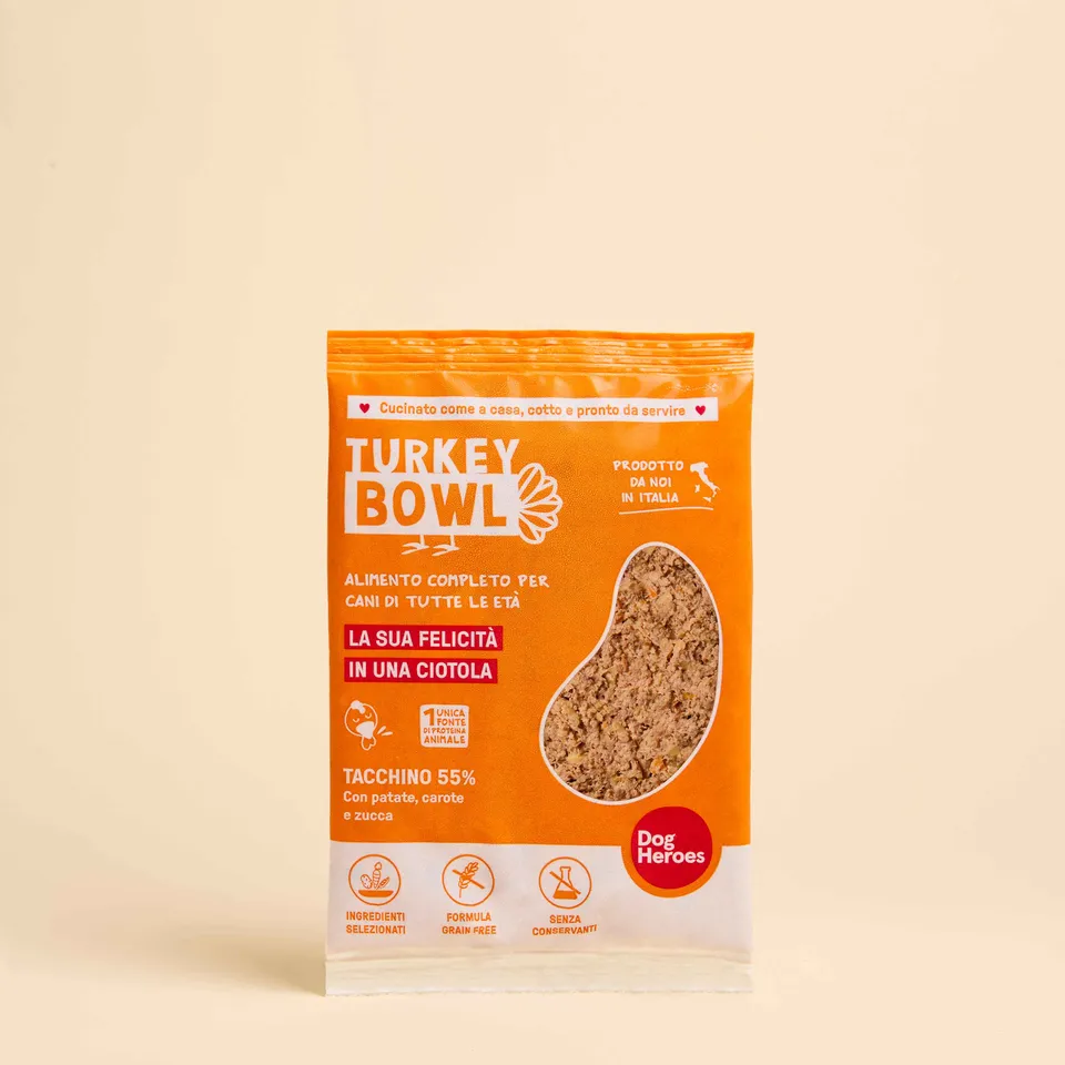 dog-heroes-turkey-bowl-nourriture-chien-dinde-surgel-320g-maigre image 1