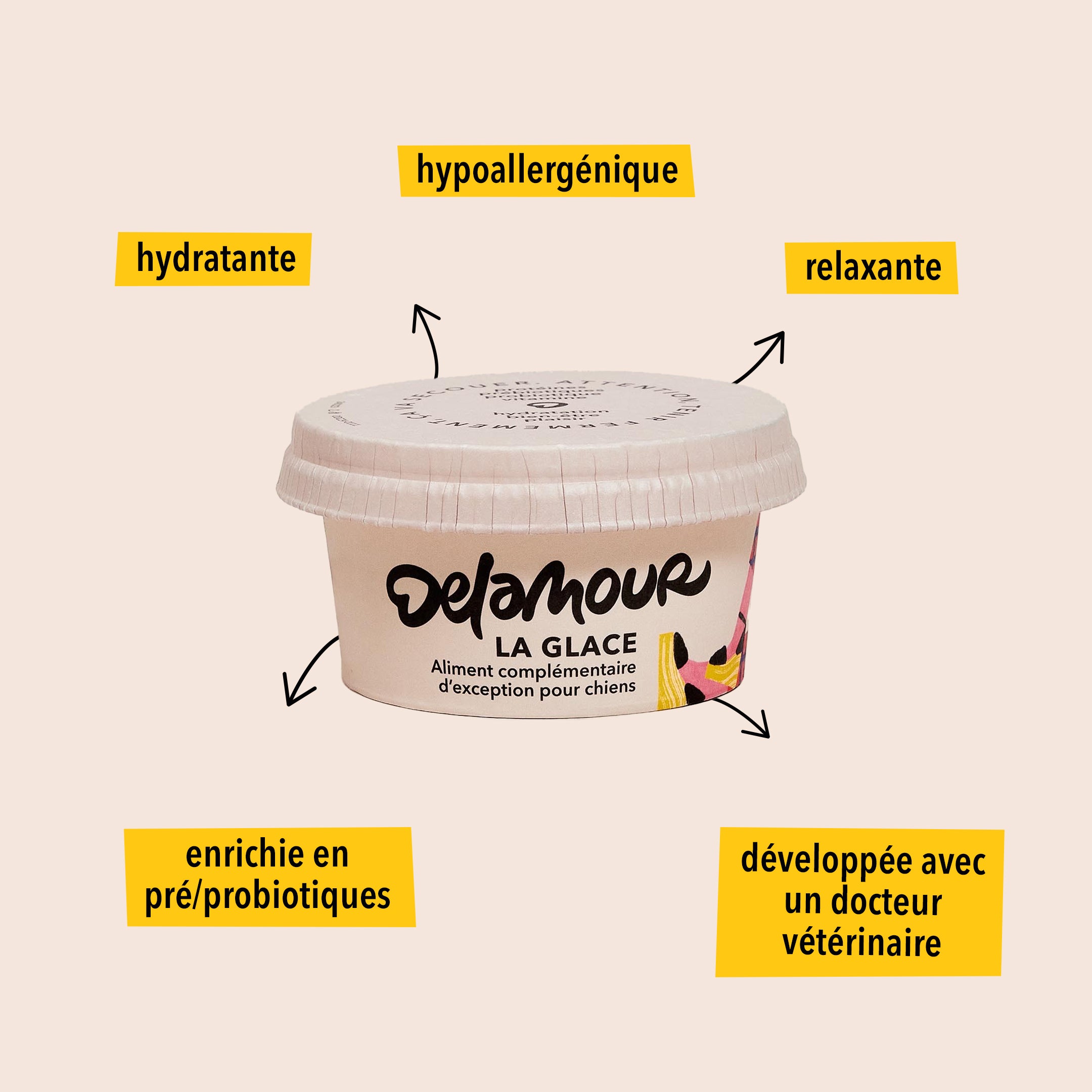 delamour-la-glace-la-vitamin-e-glace-chien-12-pots-poulet image 3
