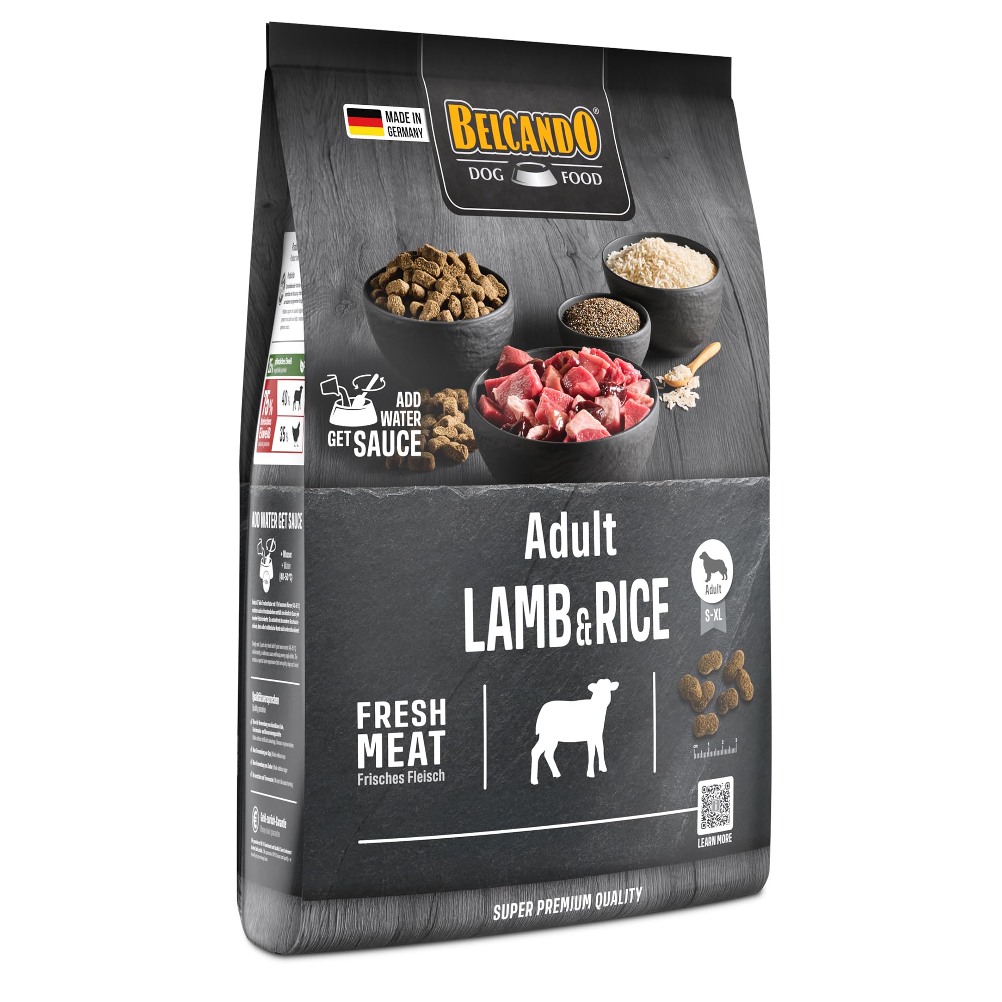 belcando-adult-lamb-rice-croquettes-agneau-4-kg image 2