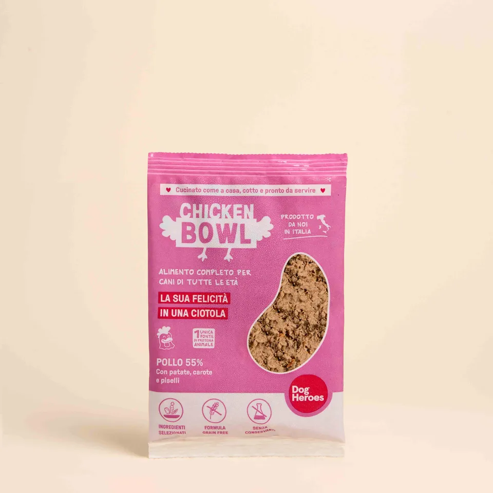 dog-heroes-chicken-bowl-p-t-e-fra-che-chien-poulet-320g image 1