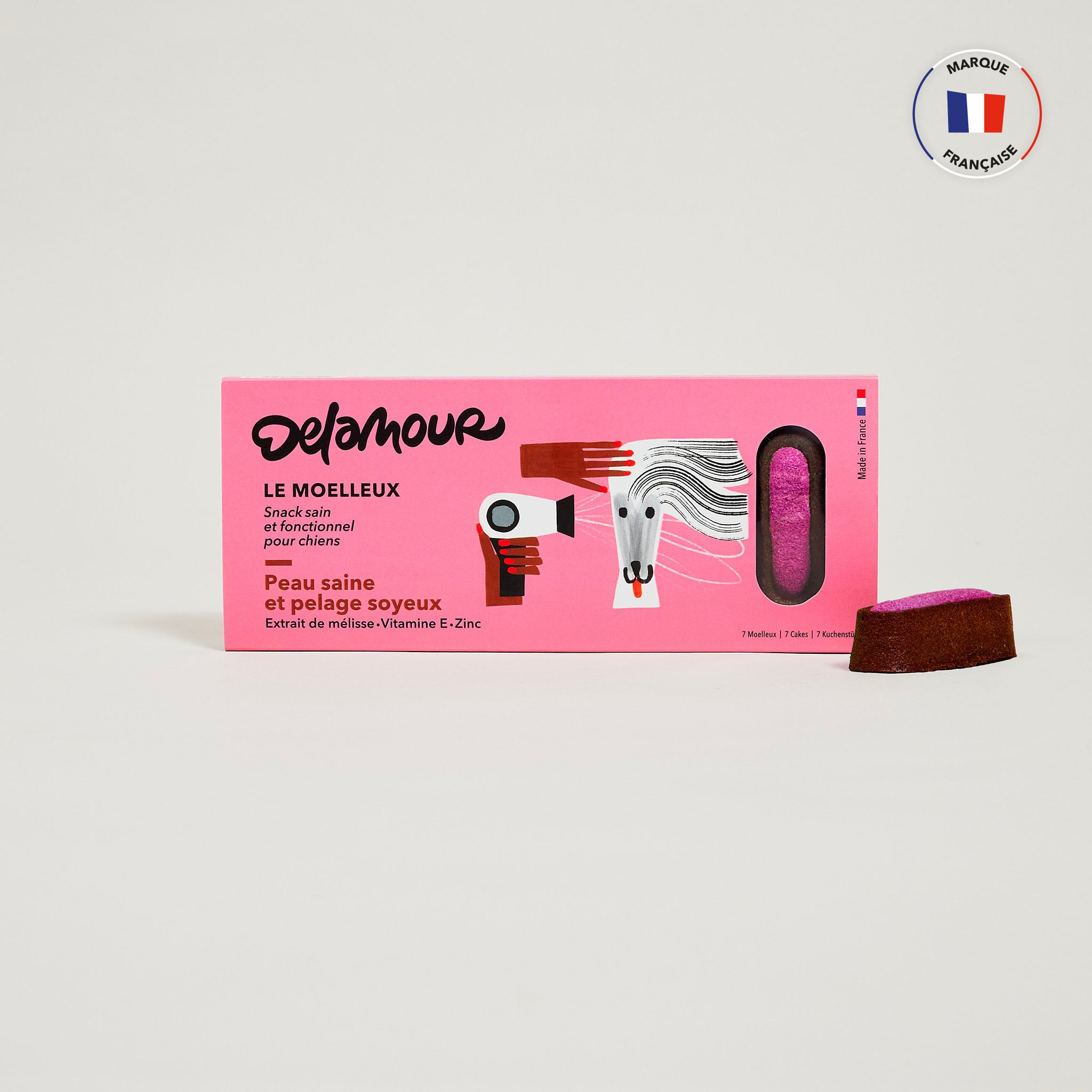 delamour-le-moelleux-pelage-soyeux-g-teau-chien-1-bo-te-poulet image 1
