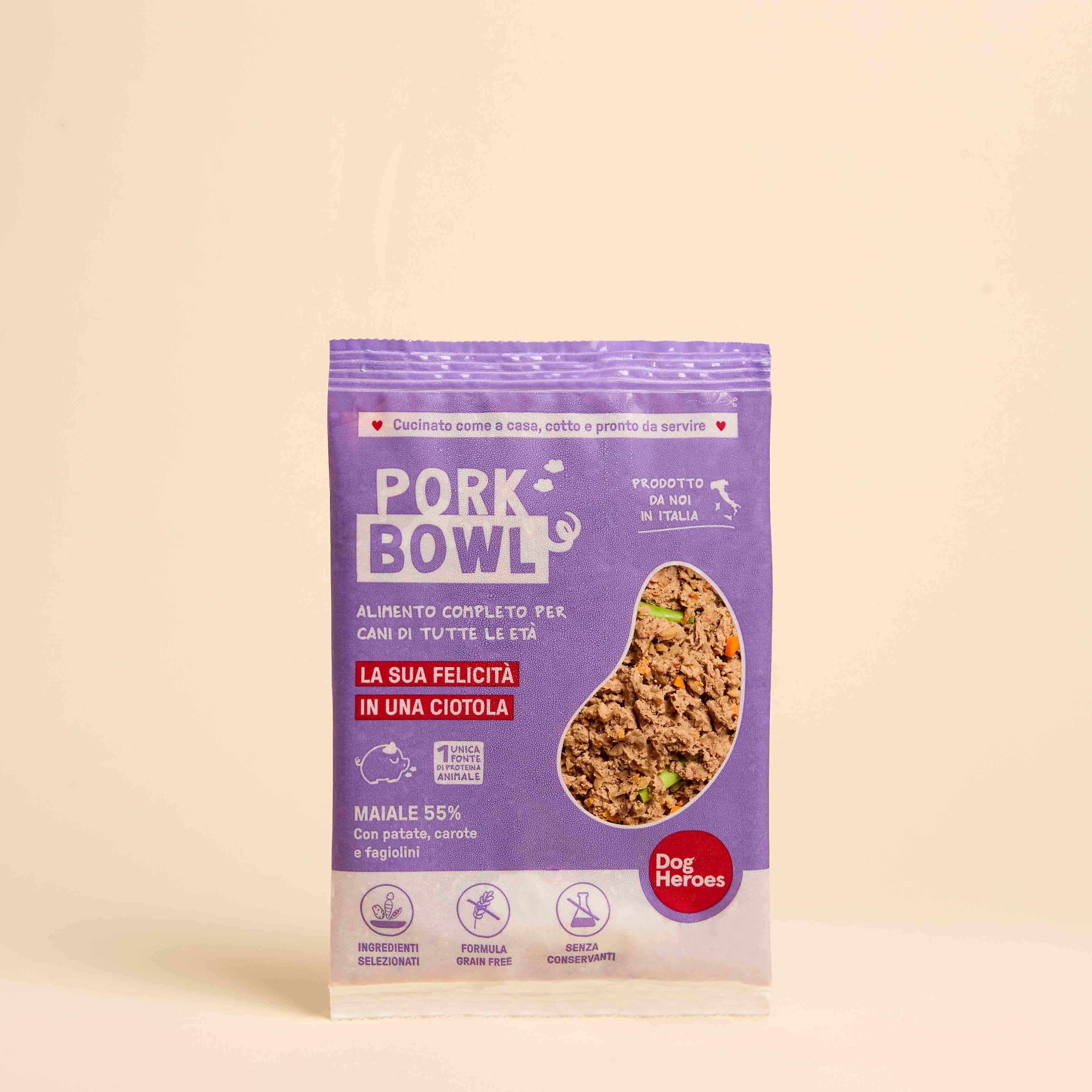 dog-heroes-pork-bowl-nourriture-chien-porc-surgel-12x320g image 1