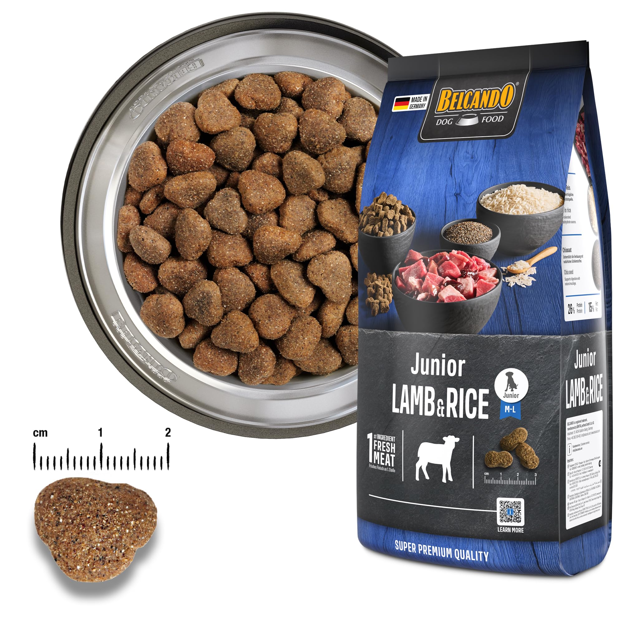 belcando-classic-junior-lamb-rice-croquettes-4-kg-agneau image 5
