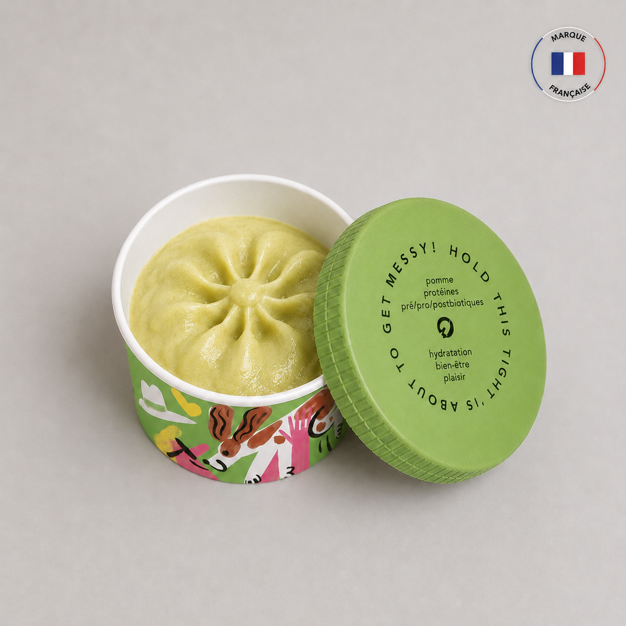 delamour-la-glace-la-pomme-glace-chien-12-pots-poulet image 1