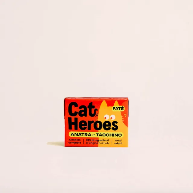 cat-heroes-canard-dinde-p-t-e-fra-che-chat-95g-taurine image 1