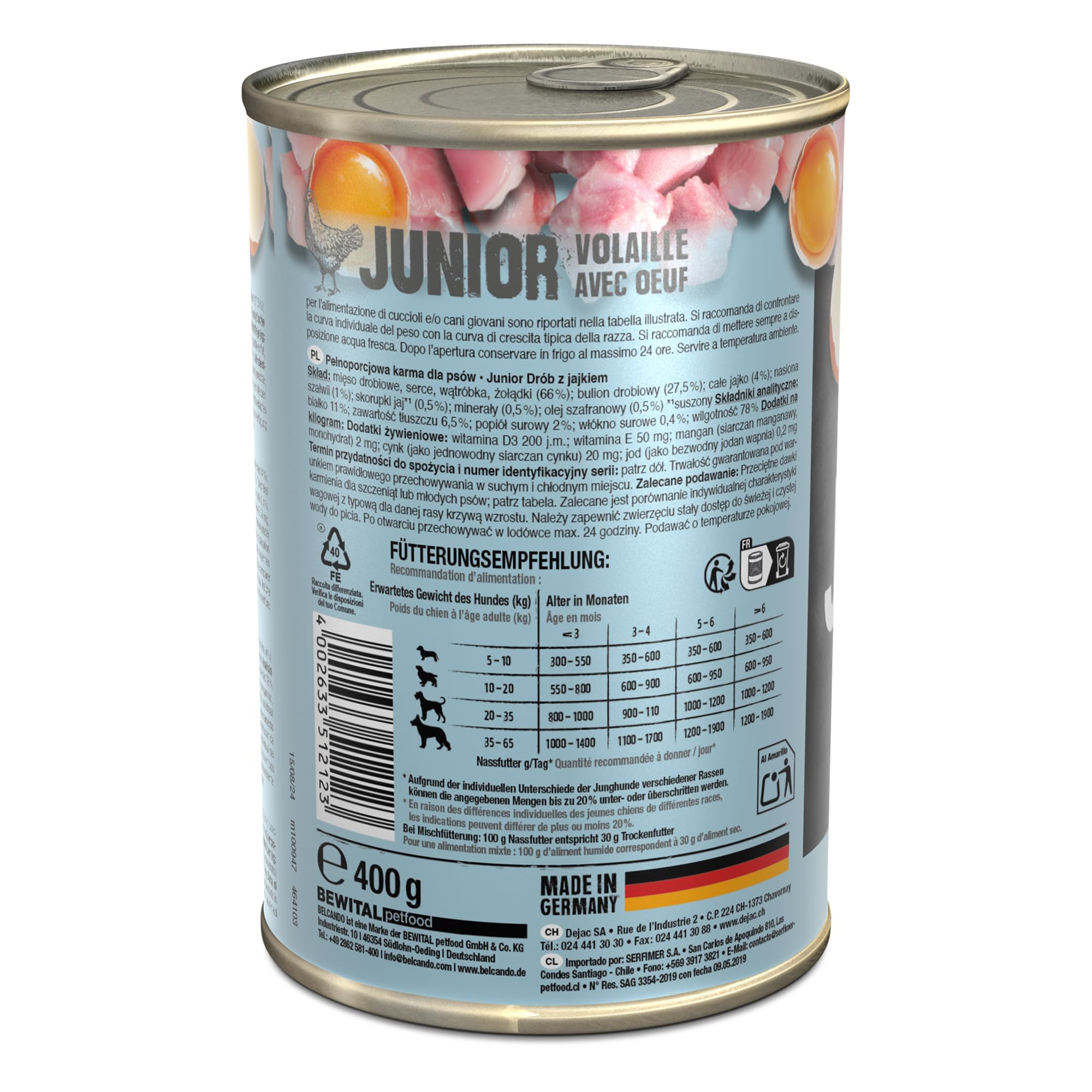 belcando-quality-selection-junior-p-t-e-oiseau-uf-6x400-g image 3