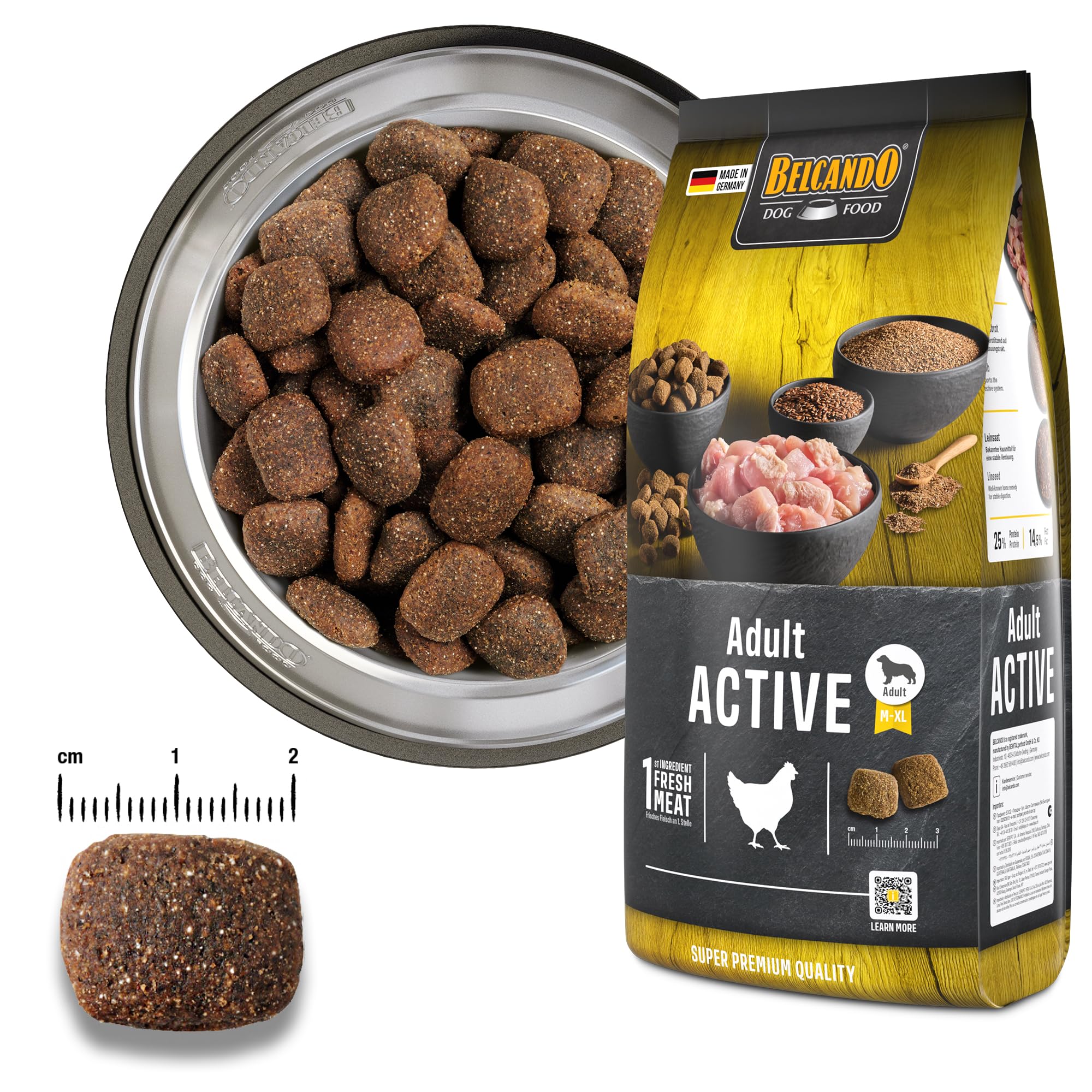 belcando-classic-adult-active-croquettes-chien-actif-4-kg-poulet image 5