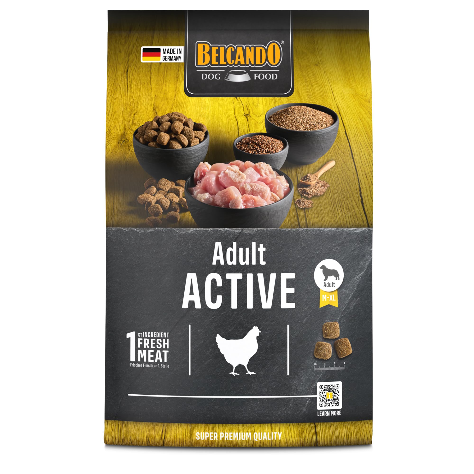 belcando-classic-adult-active-croquettes-chien-actif-4-kg-poulet image 1