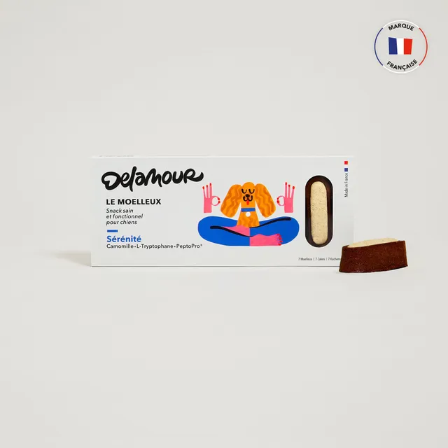 delamour-le-moelleux-s-r-nit-snack-chien-1-bo-te-poulet-r-ti image 1