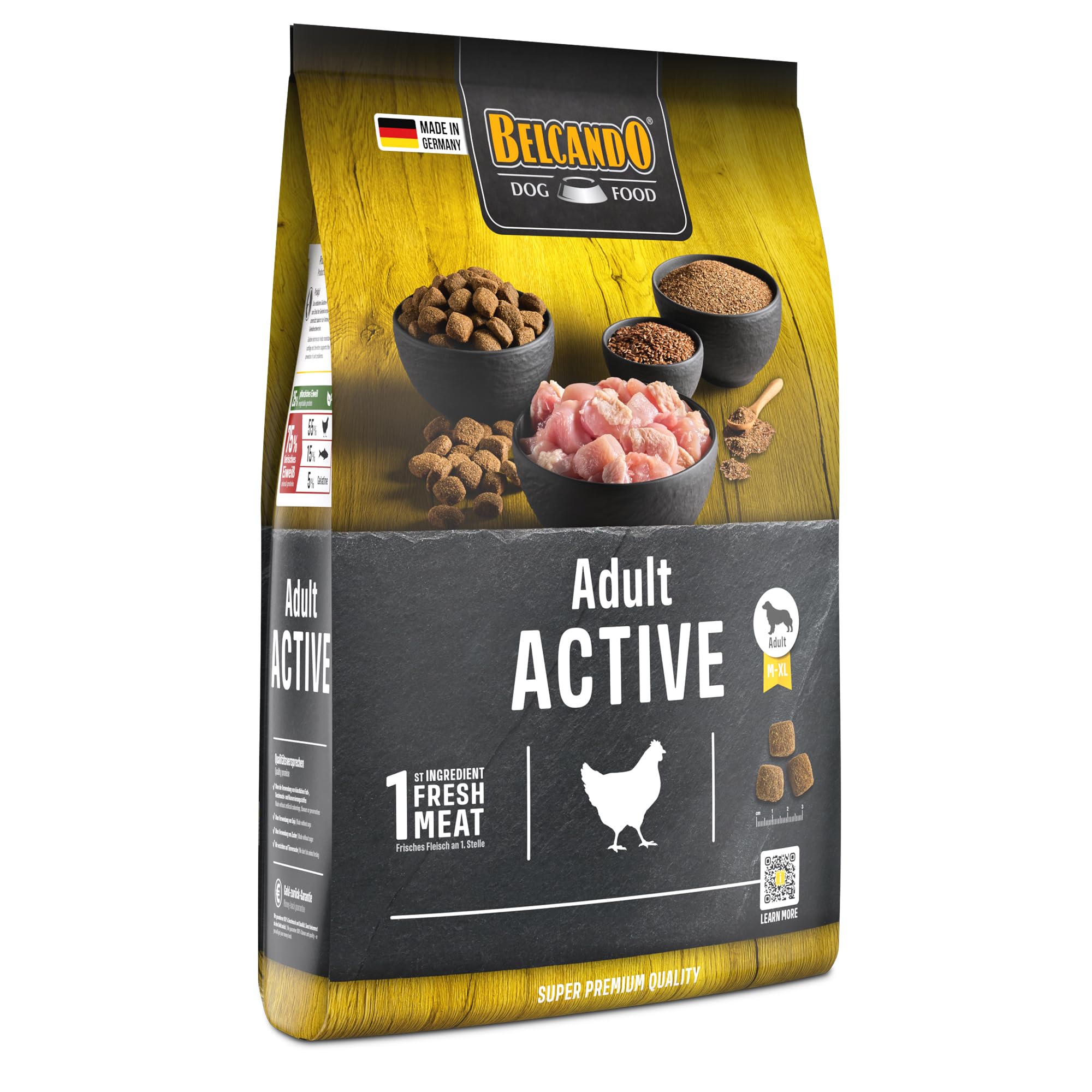 belcando-classic-adult-active-croquettes-chien-actif-4-kg-poulet image 2
