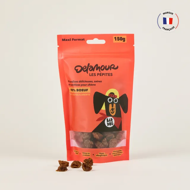 delamour-les-p-pites-boeuf-friandise-chien-10-sachets-prot-ines image 1