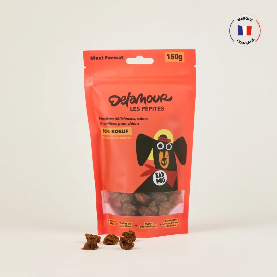 delamour-les-p-pites-boeuf-friandise-chien-10-sachets-prot-ines image 1