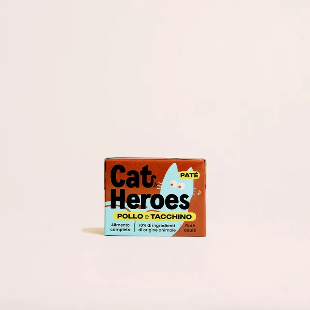 cat-heroes-p-t-e-chat-95g-poulet-dinde-om-ga-3 image 1