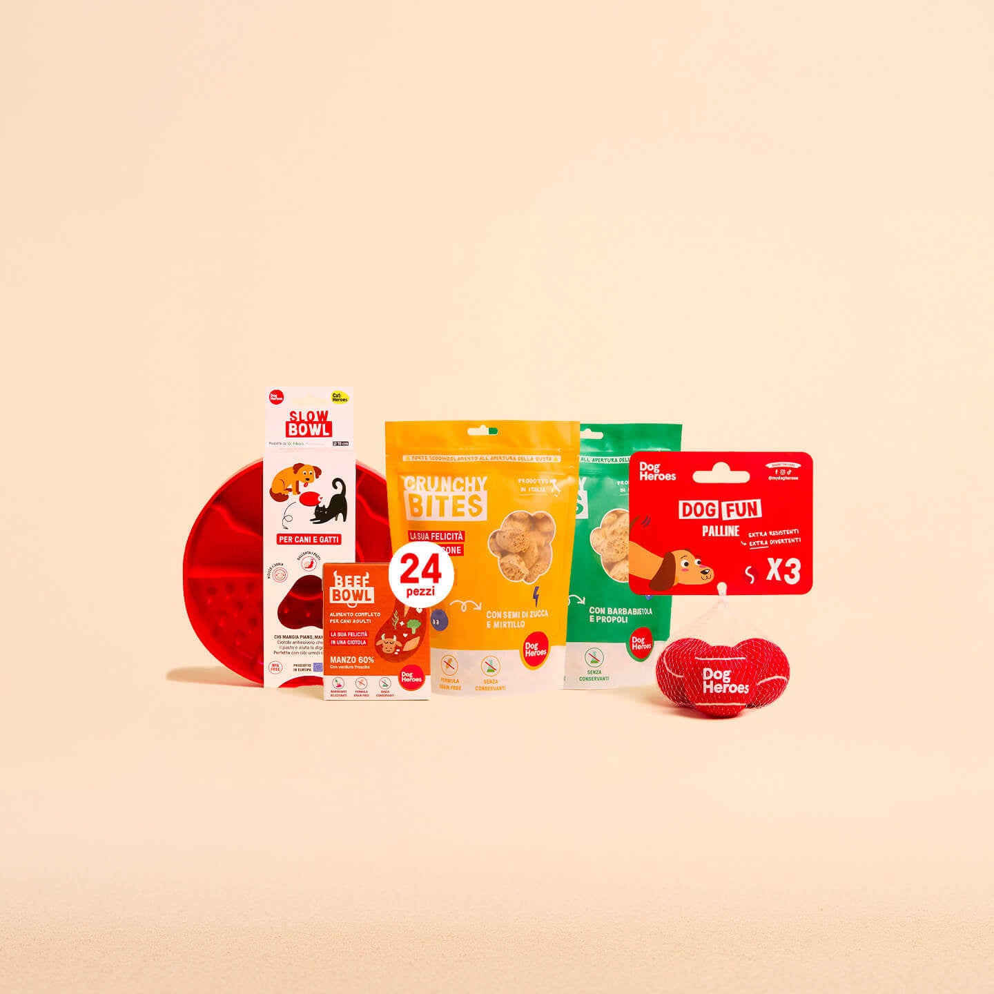 dog-heroes-kit-energia-coffret-chien-nourriture-gamelle-jouets image 1