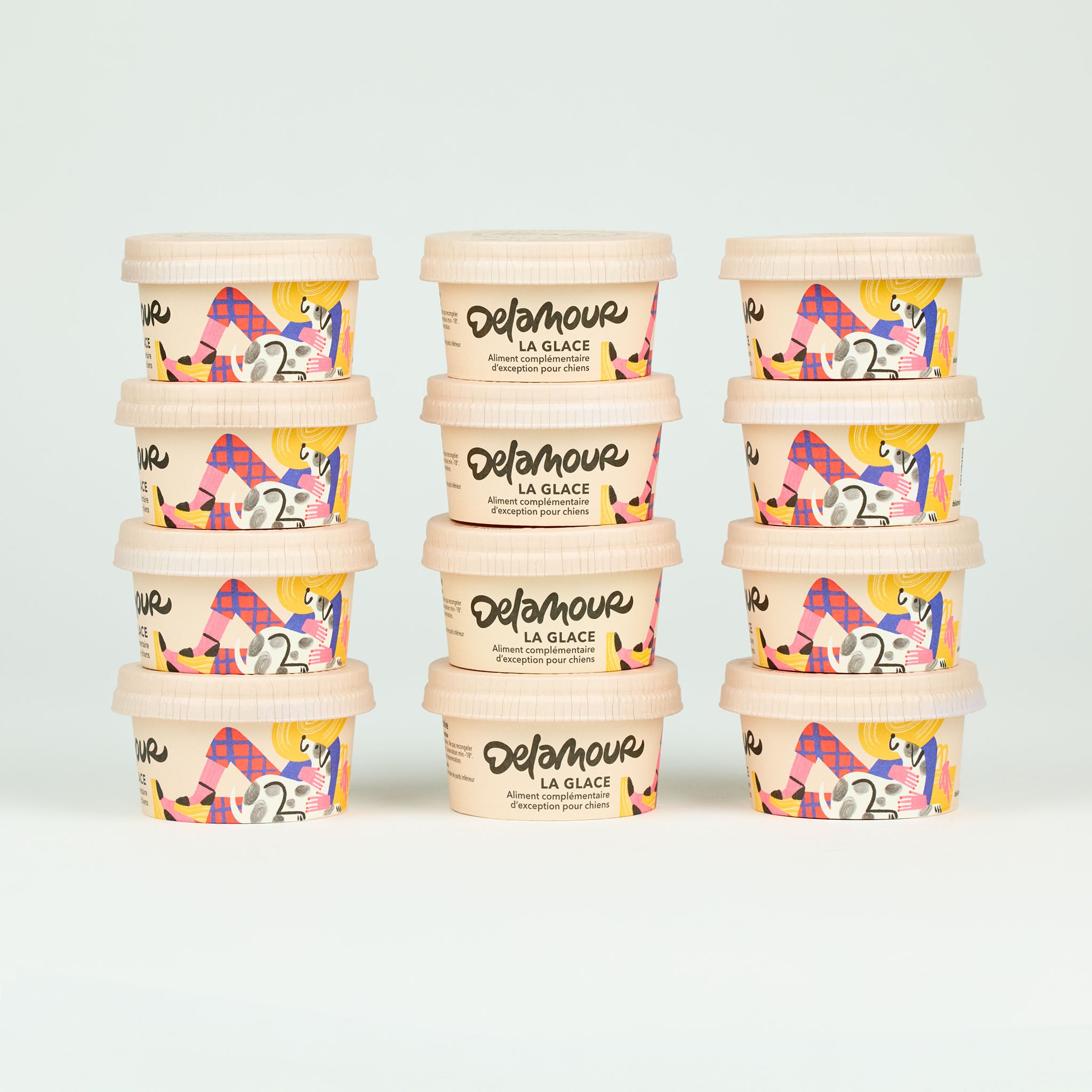 delamour-la-glace-la-vitamin-e-glace-chien-12-pots-poulet image 6
