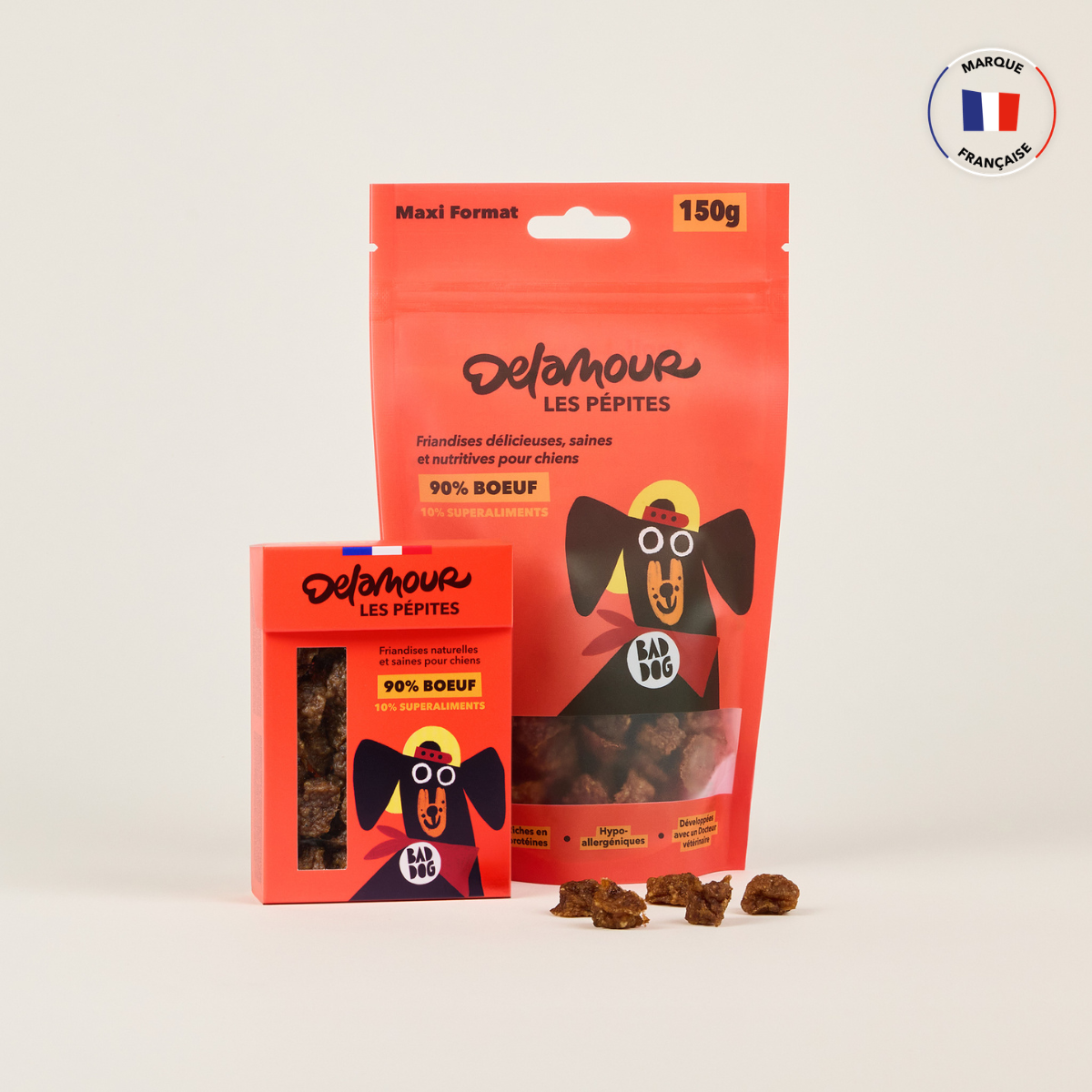 delamour-les-p-pites-friandise-chien-boeuf-90-nomade-75g image 1