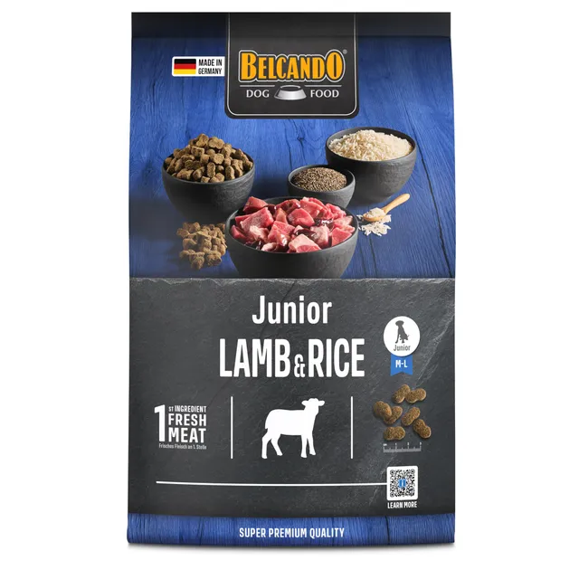 belcando-classic-junior-lamb-rice-croquettes-4-kg-agneau image 1