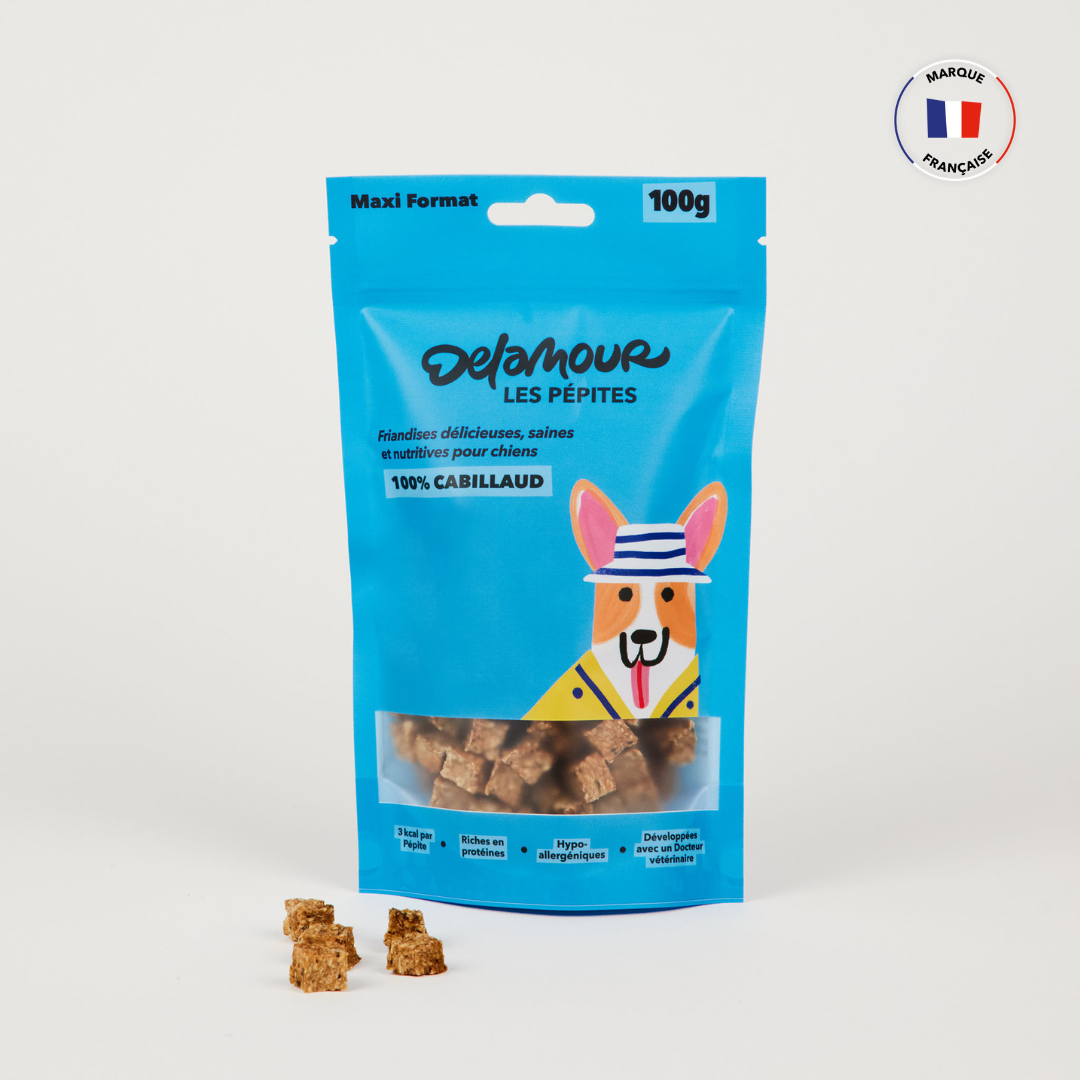 delamour-les-p-pites-cabillaud-friandise-chien-10-sachets-om-ga-3 image 1