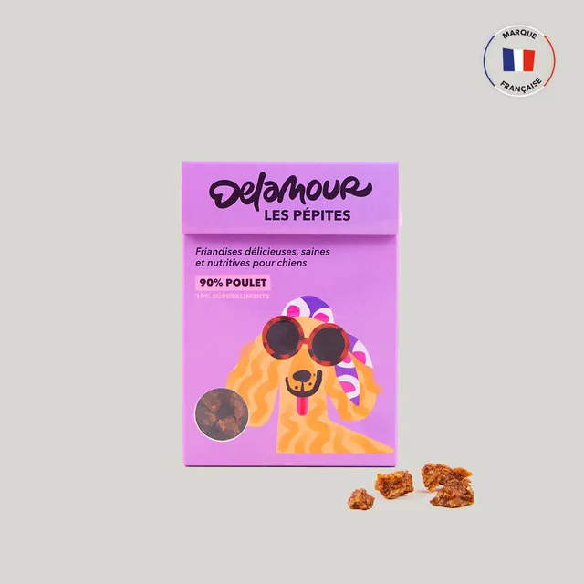 delamour-les-p-pites-poulet-friandises-chien-nomade-poulet image 1