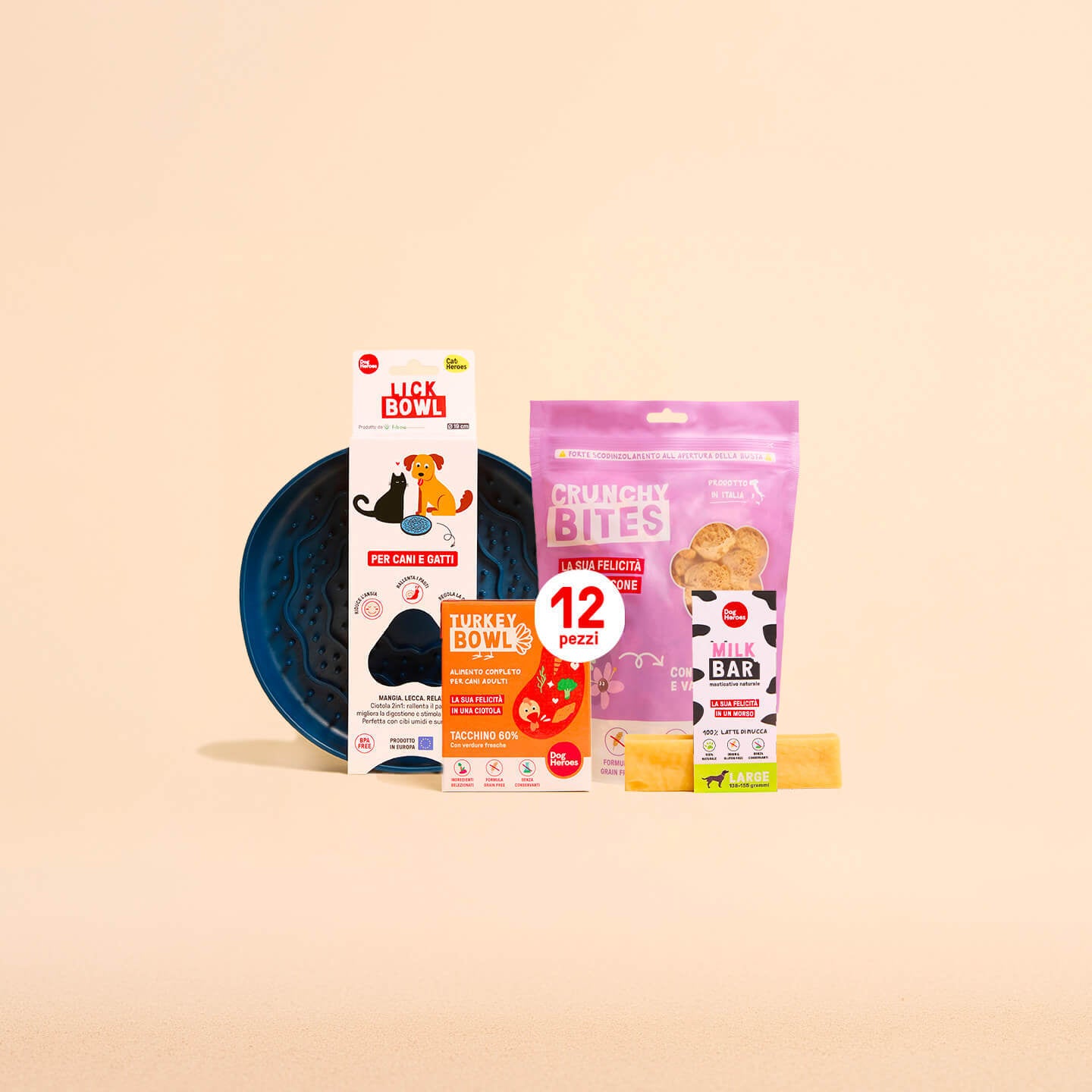 dog-heroes-kit-relax-coffret-gamelle-lick-mat-patee-snack image 1